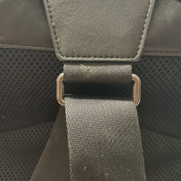 Coach Black and Blue Striped Backpack - Picture 11 of 12